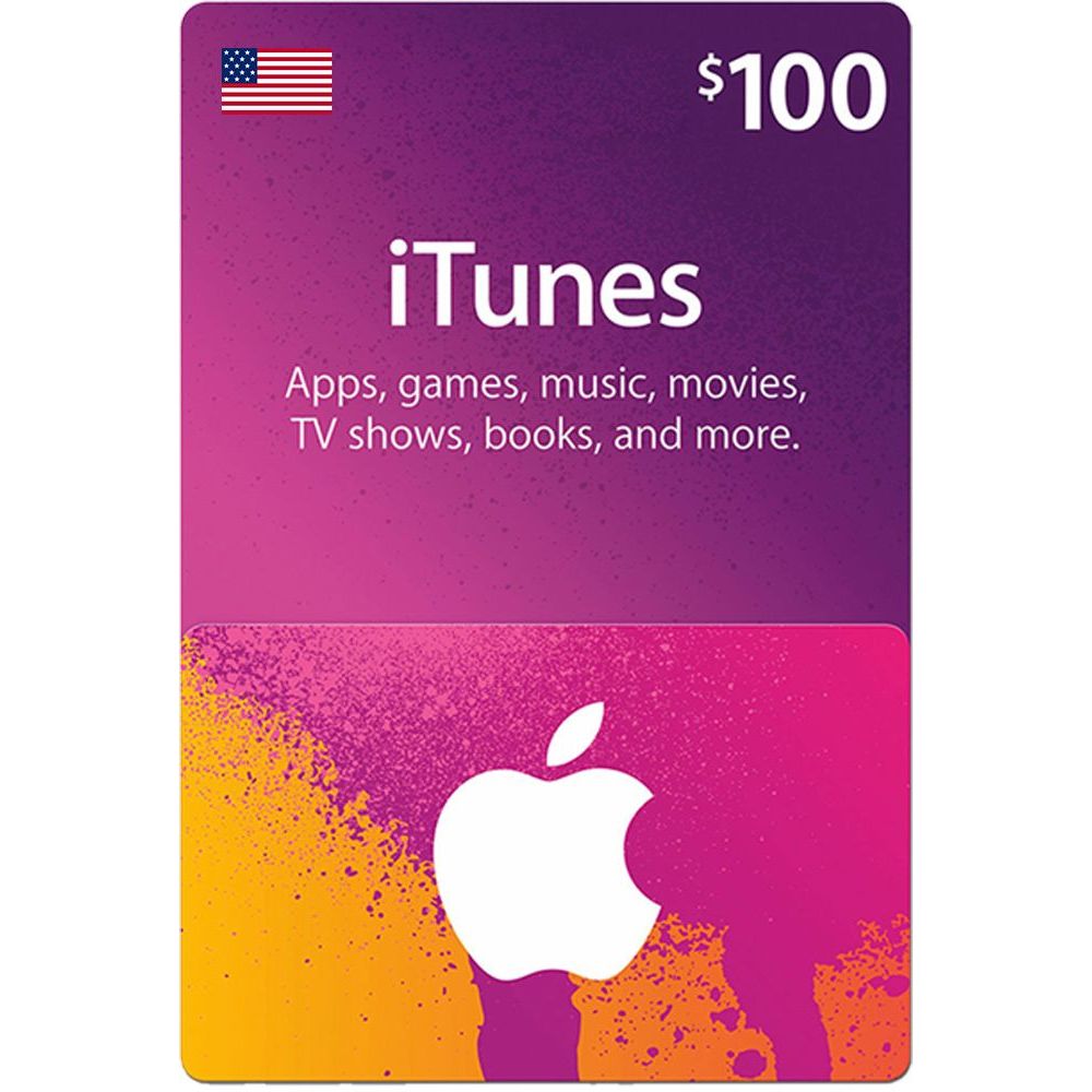 Apple iTunes Gift Card $100 (U.S. Account)