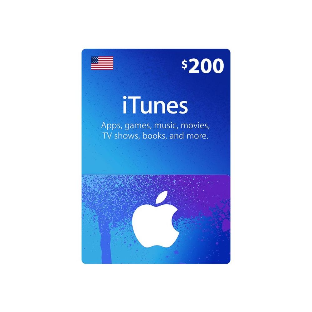 Apple iTunes Gift Card $200 (U.S. Account)