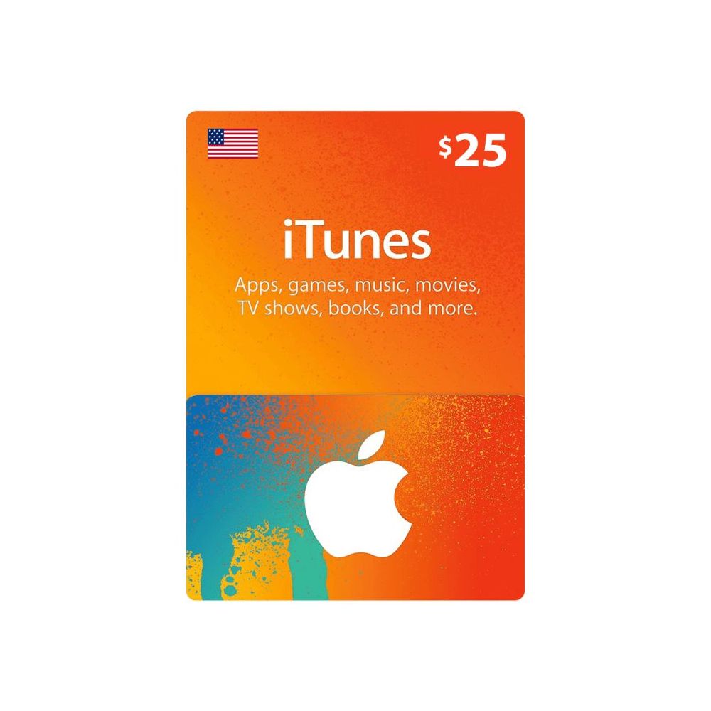 Apple iTunes Gift Card $25 (U.S. Account)