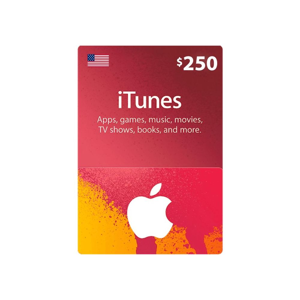 Apple iTunes Gift Card $250 (U.S. Account)