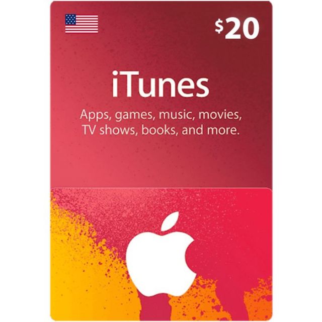 Apple iTunes Gift Card $20 (U.S. Account)